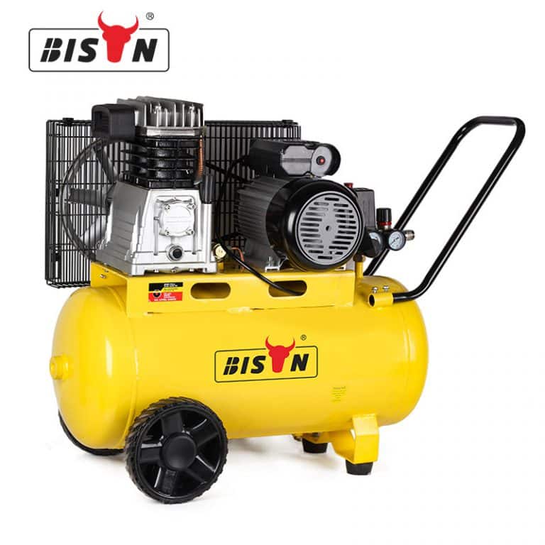 China Dual Piston Pump 230v Belt Driven Air Compressor BISON Compressor
