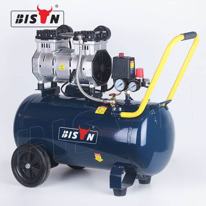 Válvula de seguridad 50l 2hp Sin aceite Fabricante de compresores de aire -  BISON Compressor