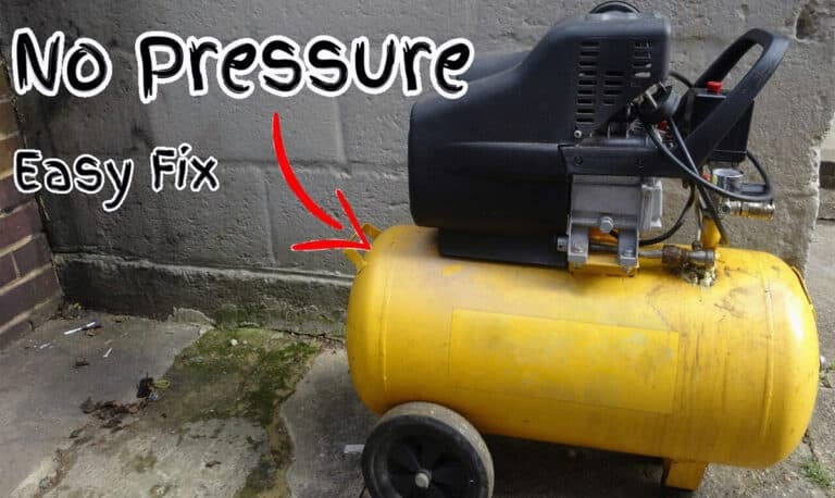 air compressor will not build pressure