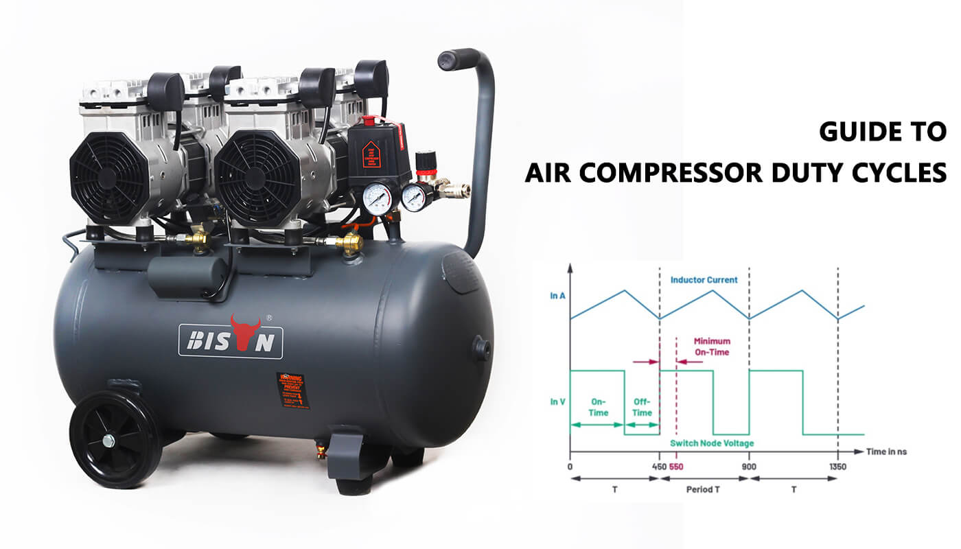 ilmakompressorin käyttöjaksot