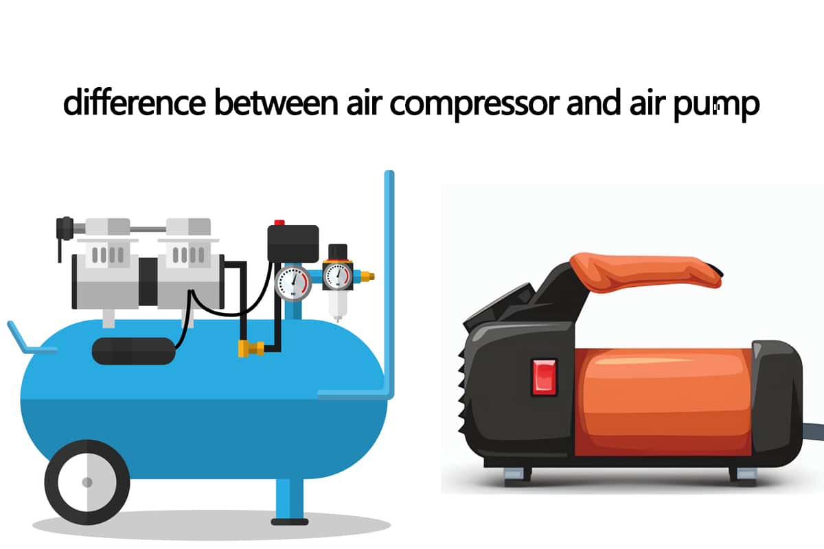 difference between air compressor and air pump