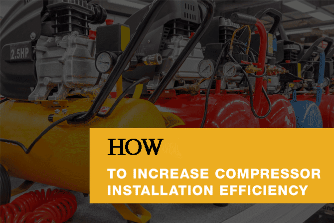 how to increase air compressor efficiency