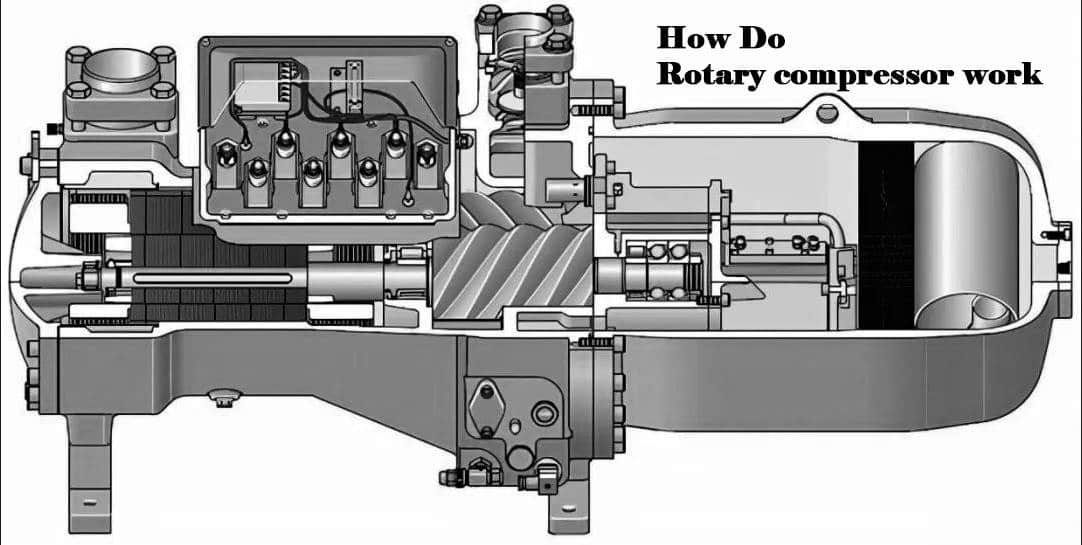 how rotary screw compressor work