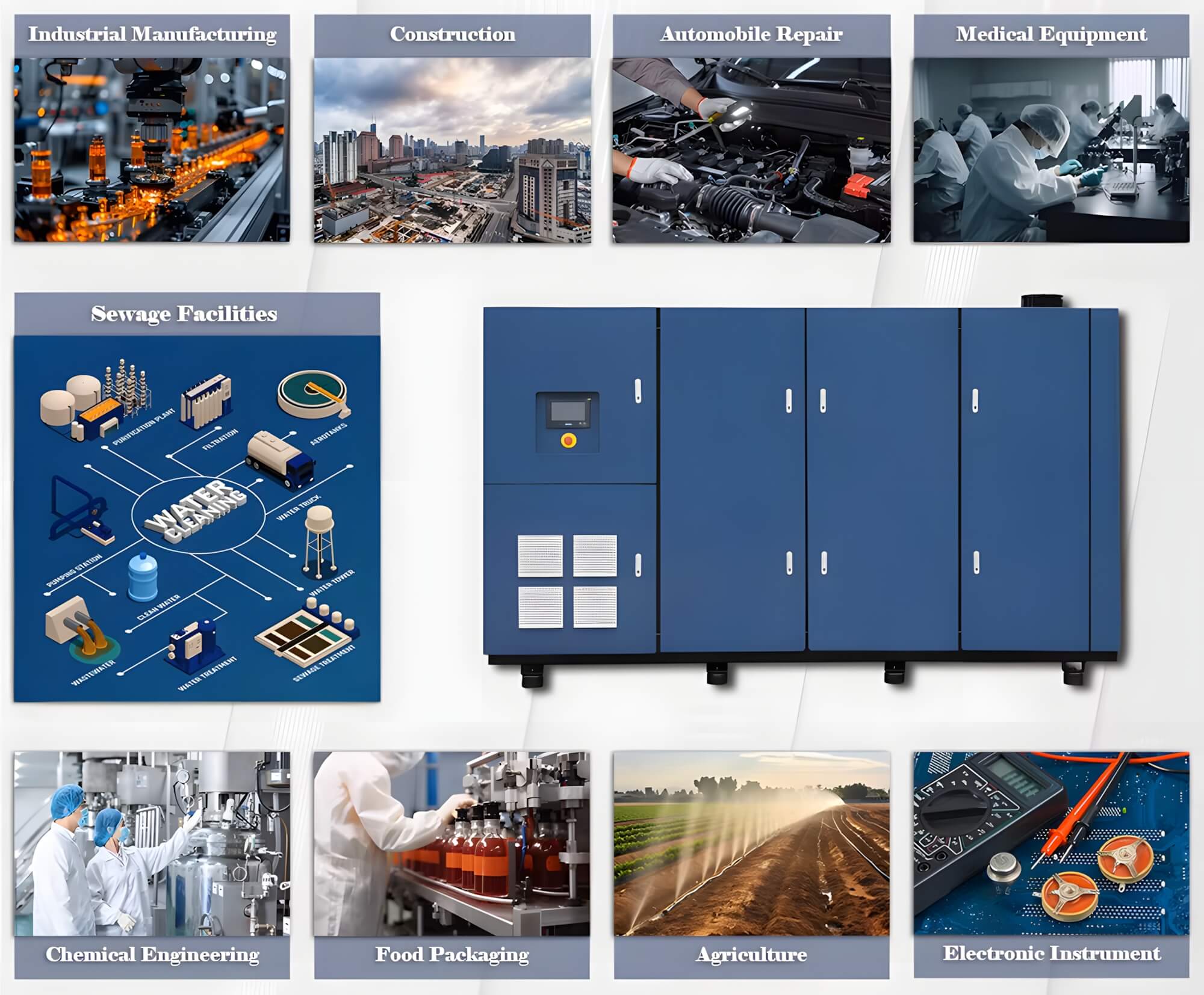 stationary air compressor application