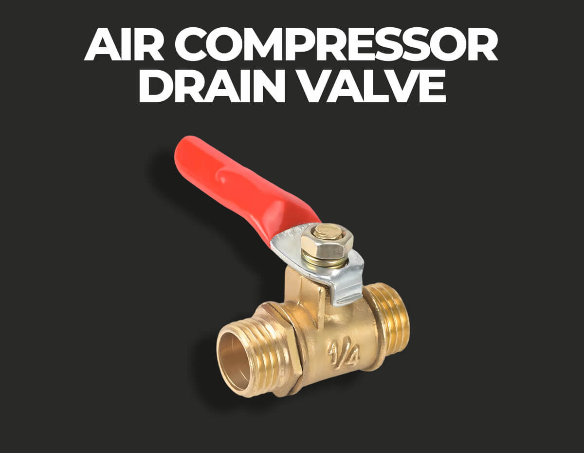 air compressor drain valve guide