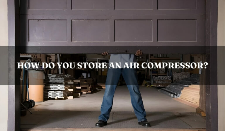 how do you store an air compressor