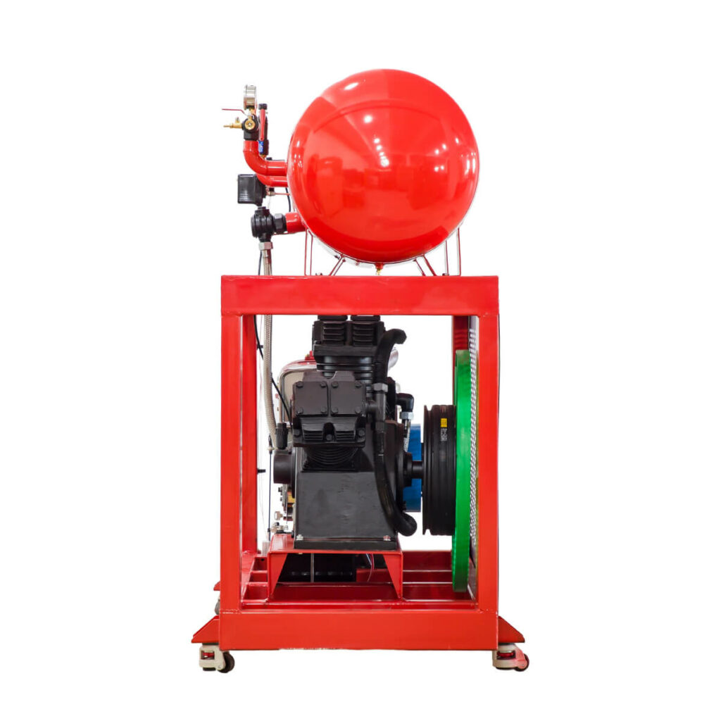 15hp heavy duty belt driven diesel air compressor 3