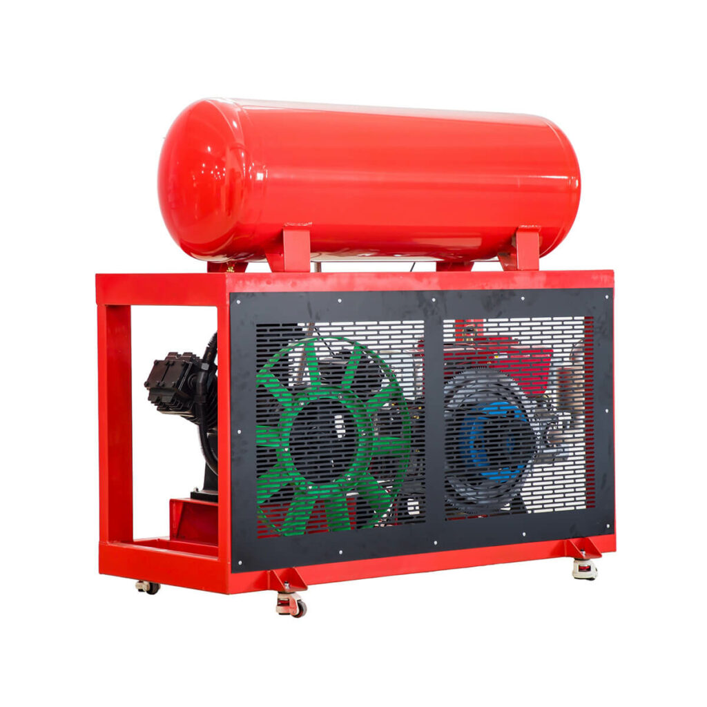 15hp heavy duty belt driven diesel air compressor 4